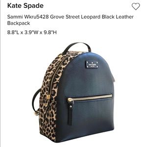 Kate spade small backpack